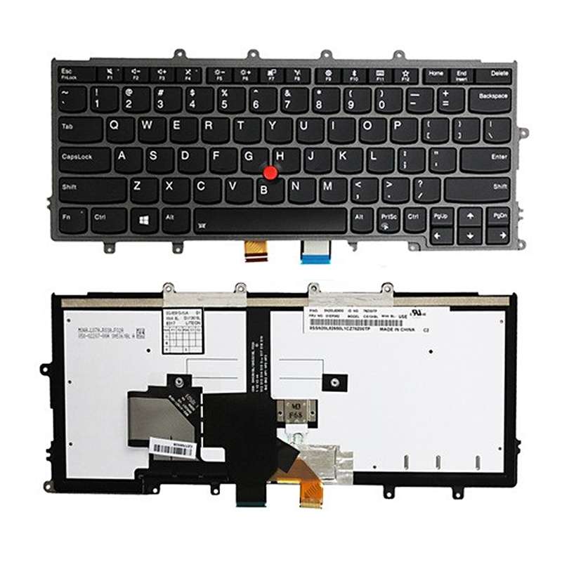 For Lenovo X270 US Version Backlight Laptop Keyboard with Pointing