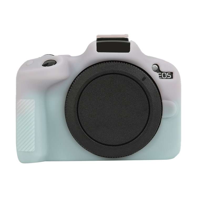 For Canon EOS R50 Soft Silicone Protective Case(White)
