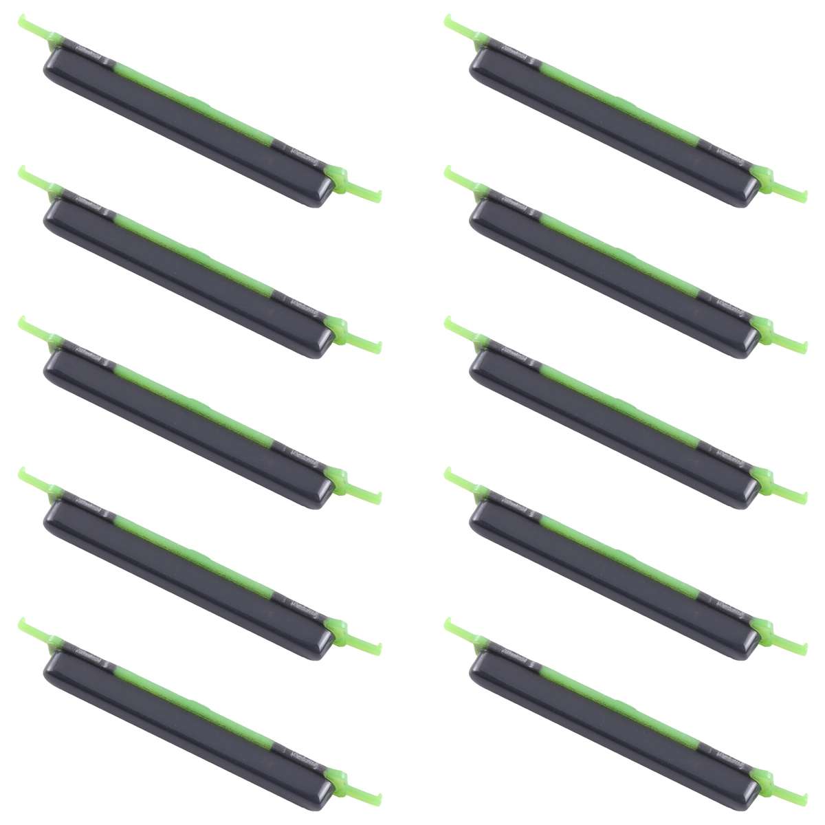 For Samsung Galaxy A23 SM-A235 10pcs Power Button + Volume Control Button(Black)