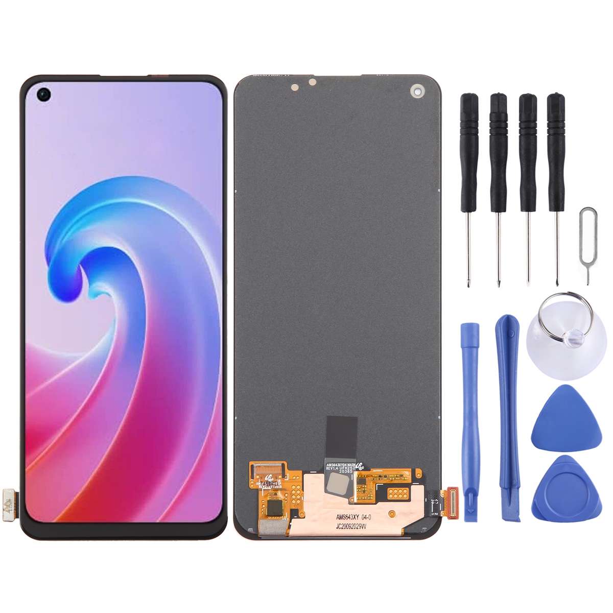 For OPPO A96 5G Original AMOLED LCD Screen with Digitizer Full Assembly