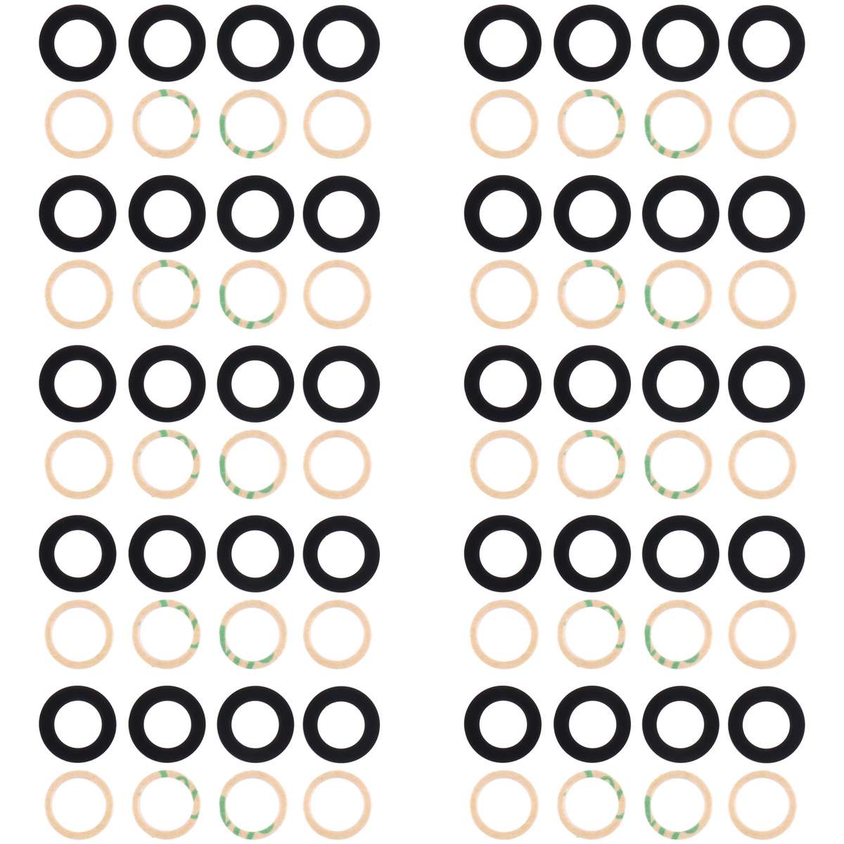 For Samsung Galaxy M53 SM-M536B 10set Back Camera Lens