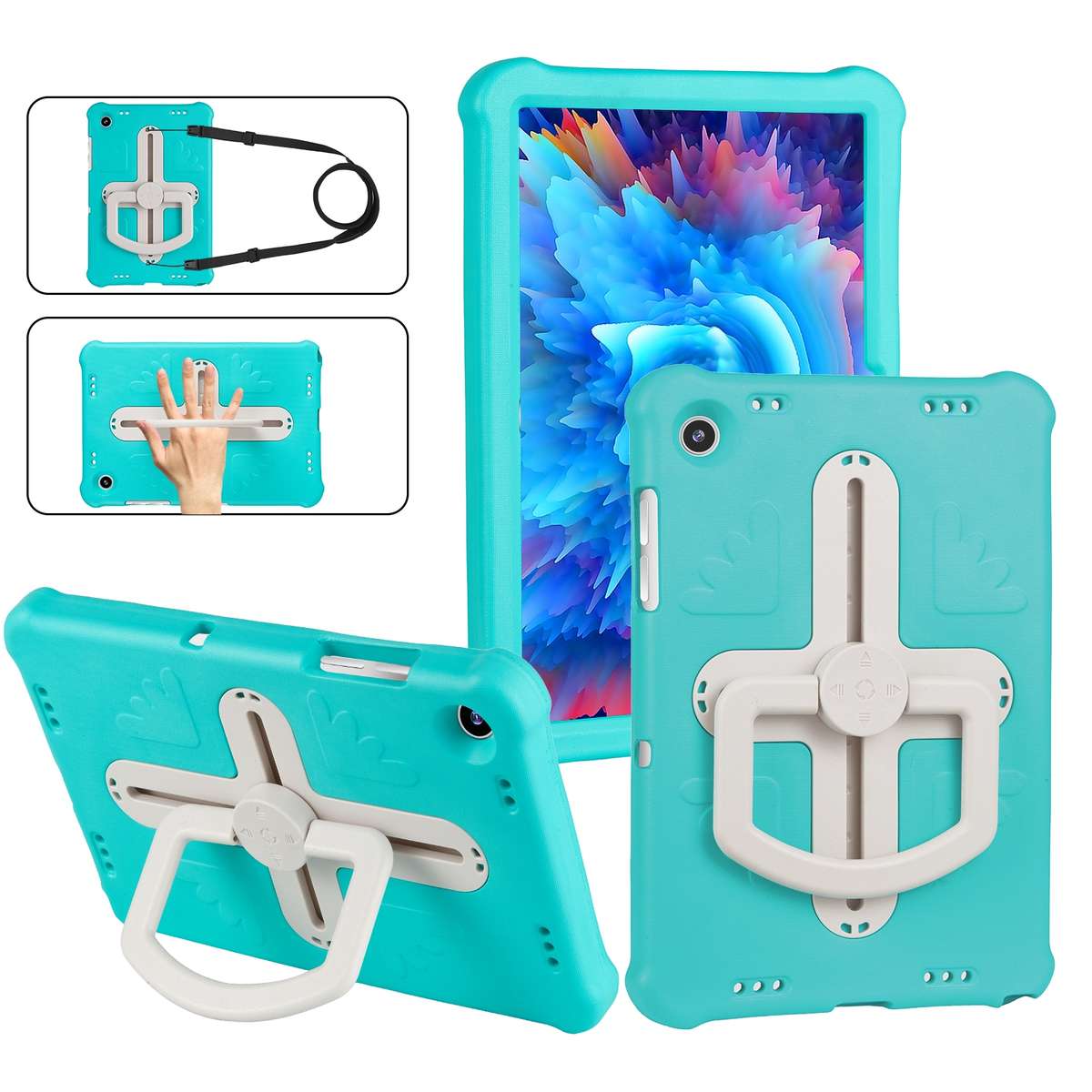 For Samsung Galaxy A70 Colored Drawing Pattern Horizontal Flip Leather Case with Holder & Card Slots