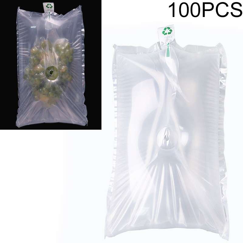 100pcs / Pack Grape Inflatable Bag Express Fruit Protective Bag Packaging Bag, Specification:35x45c