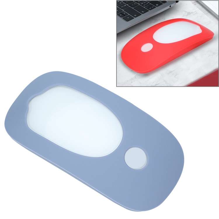For Apple Magic Mouse 1 / 2 Mouse Silicone Protective Case(Black)