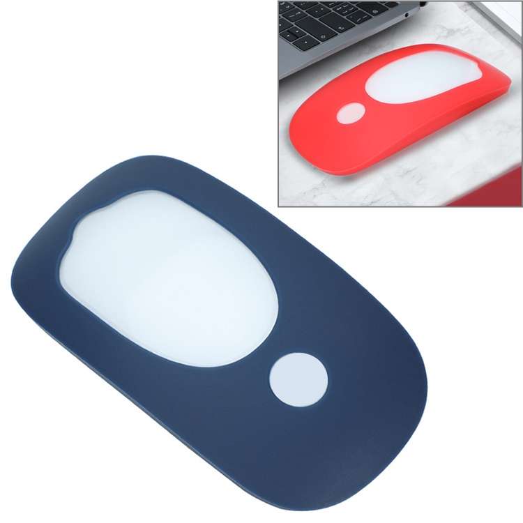 For Apple Magic Mouse 1 / 2 Mouse Silicone Protective Case(Black)