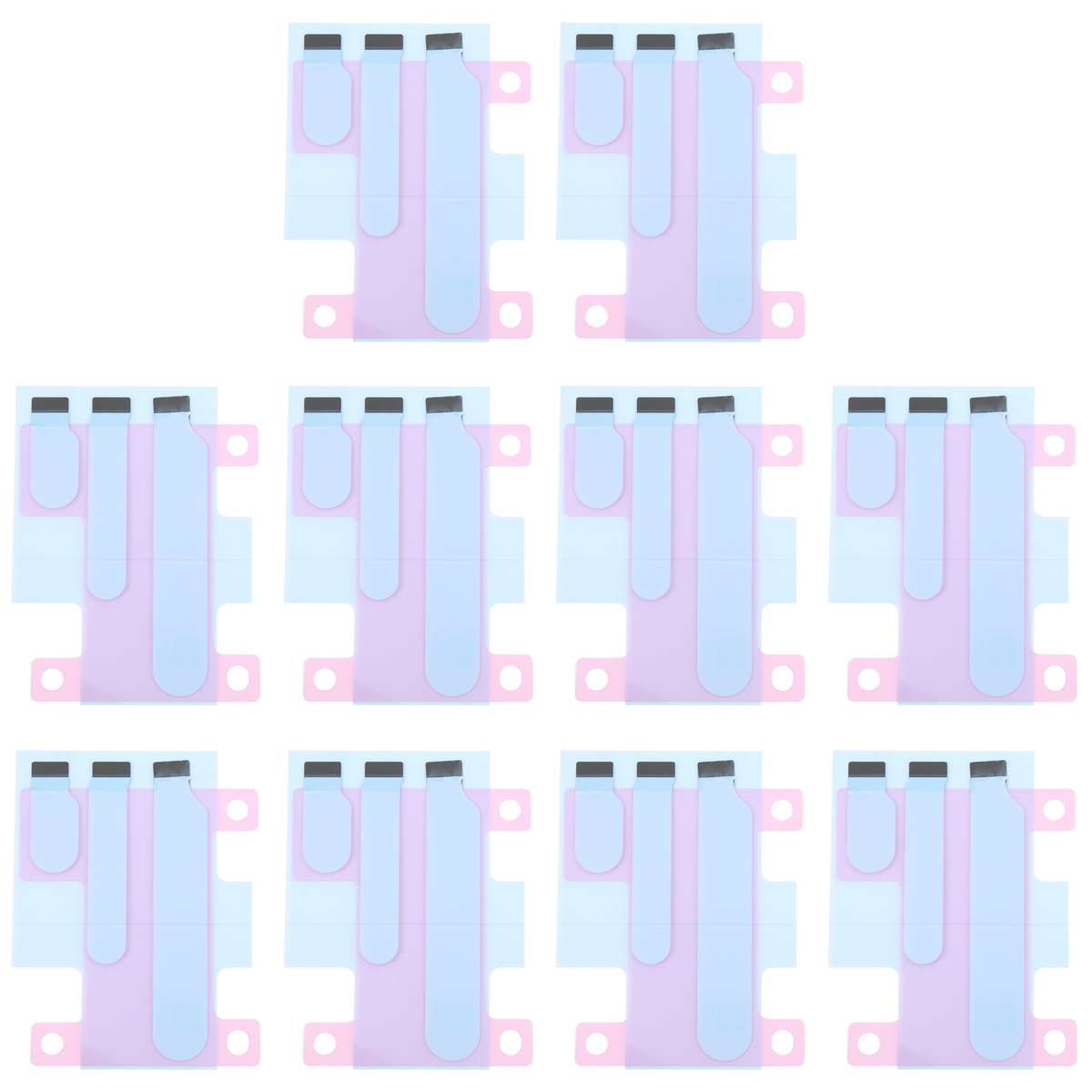 For iPhone 16 Pro 10pcs Battery Adhesive Tape Stickers