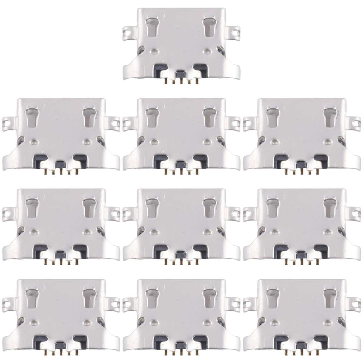 For Tecno Pop 6 Pro BE8 10pcs Original Charging Port Connector