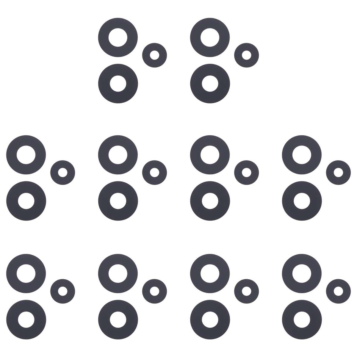 For Xiaomi Poco F5 10pcs Back Camera Lens