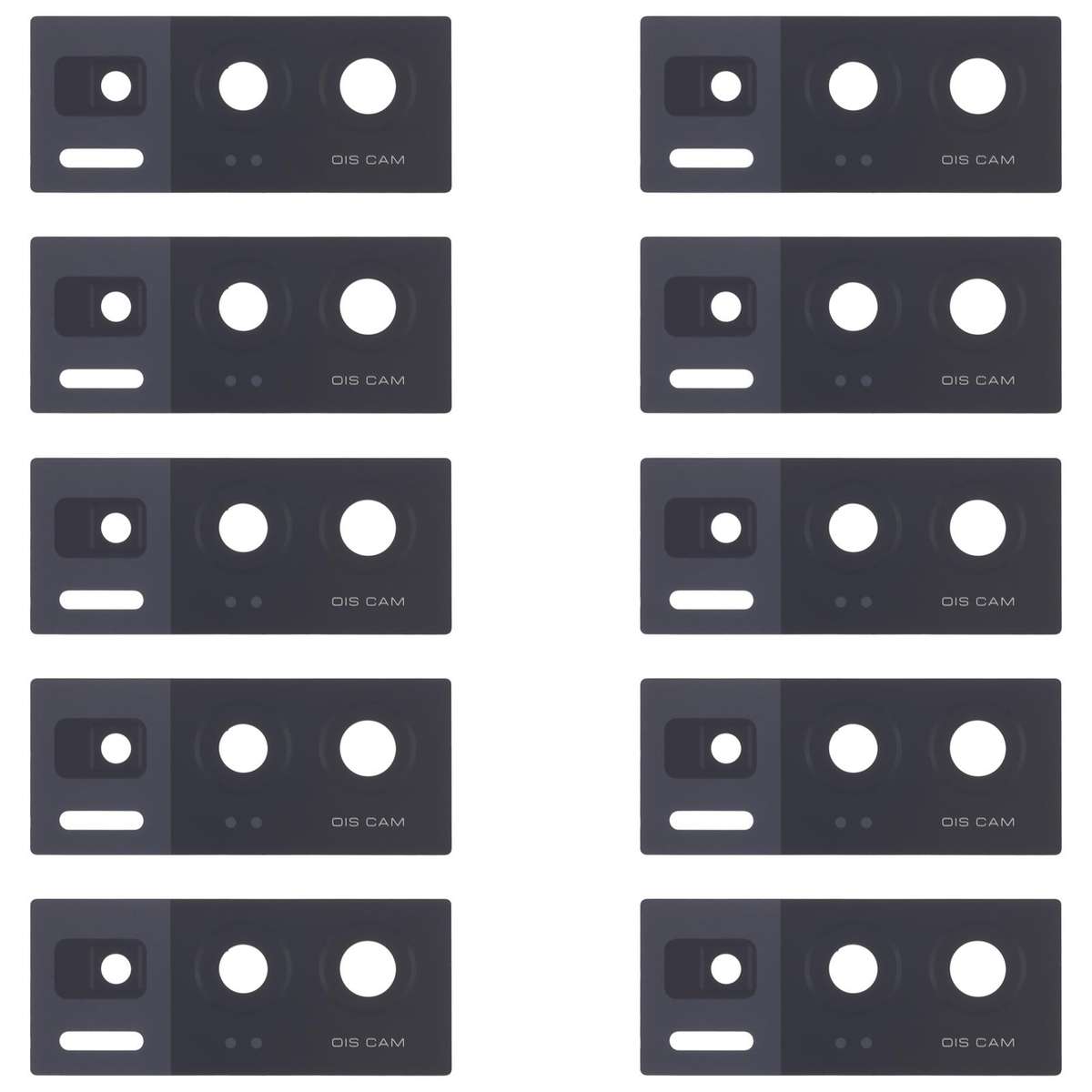 For Xiaomi Poco F5 Pro 10pcs Back Camera Lens