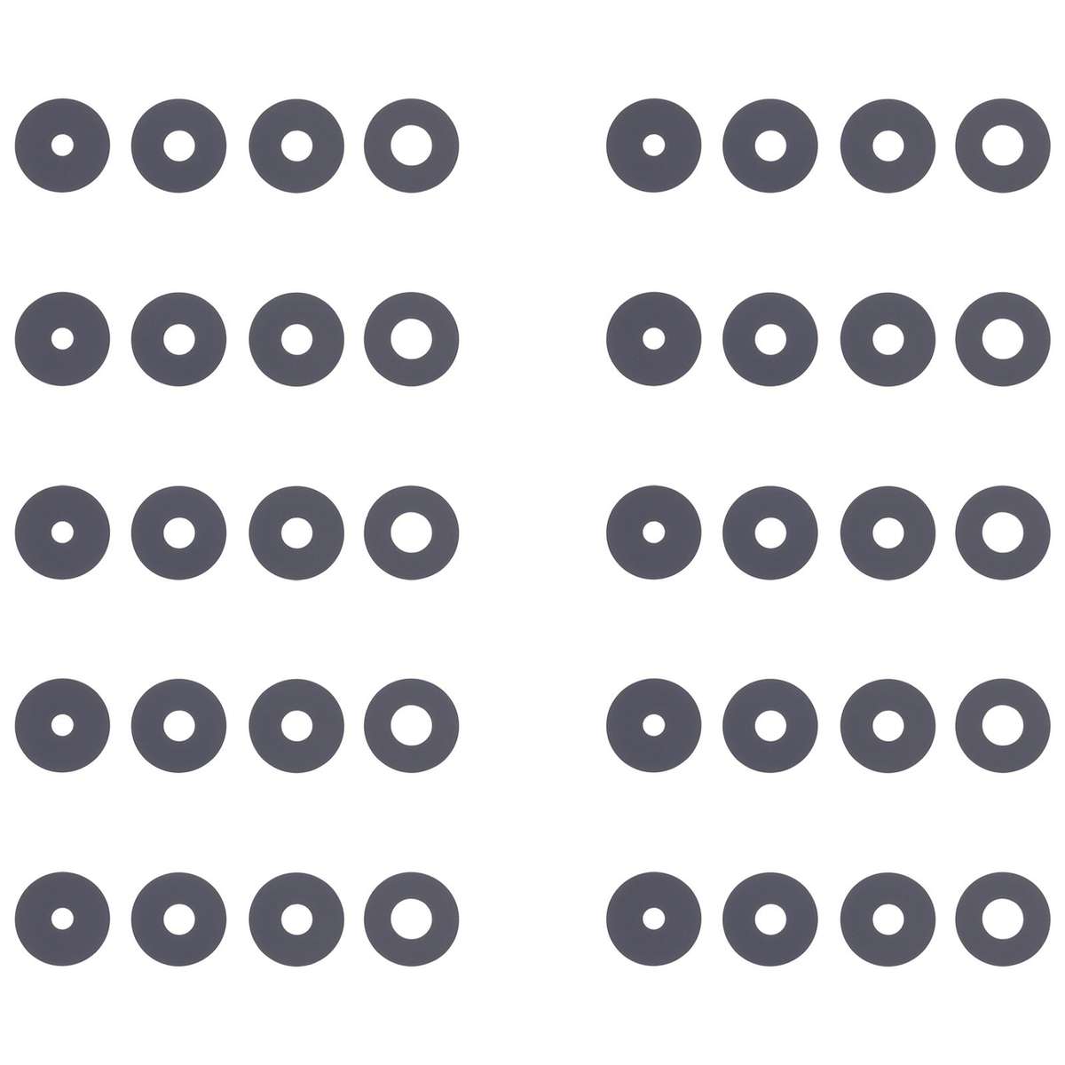 For Xiaomi Redmi K70E 10pcs Back Camera Lens