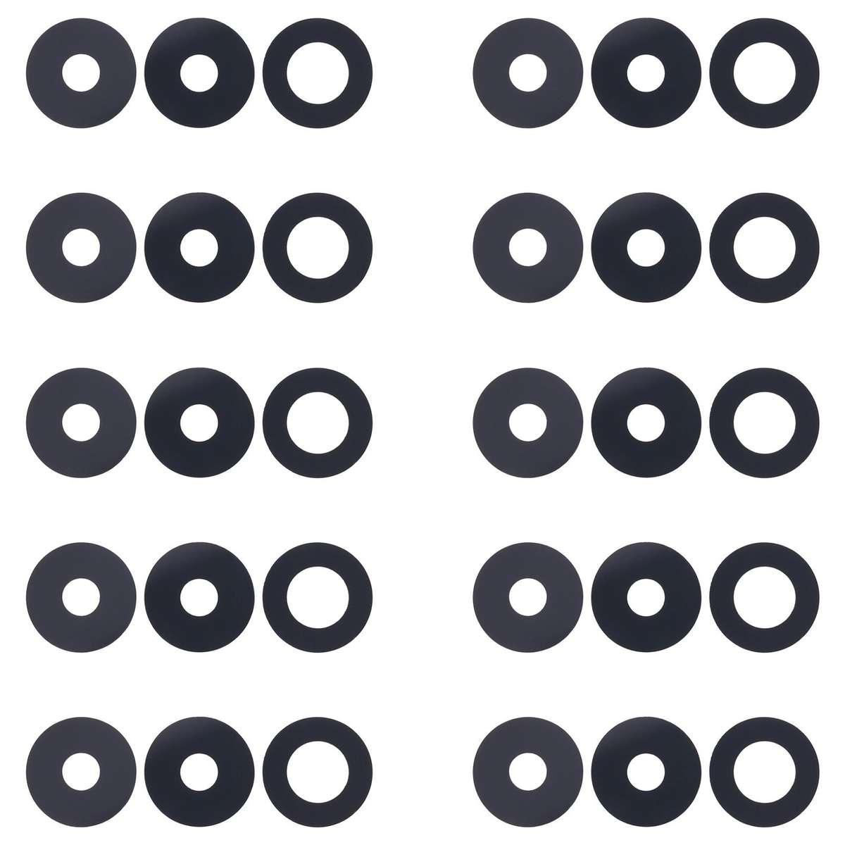 For Xiaomi Redmi K70 10pcs Back Camera Lens