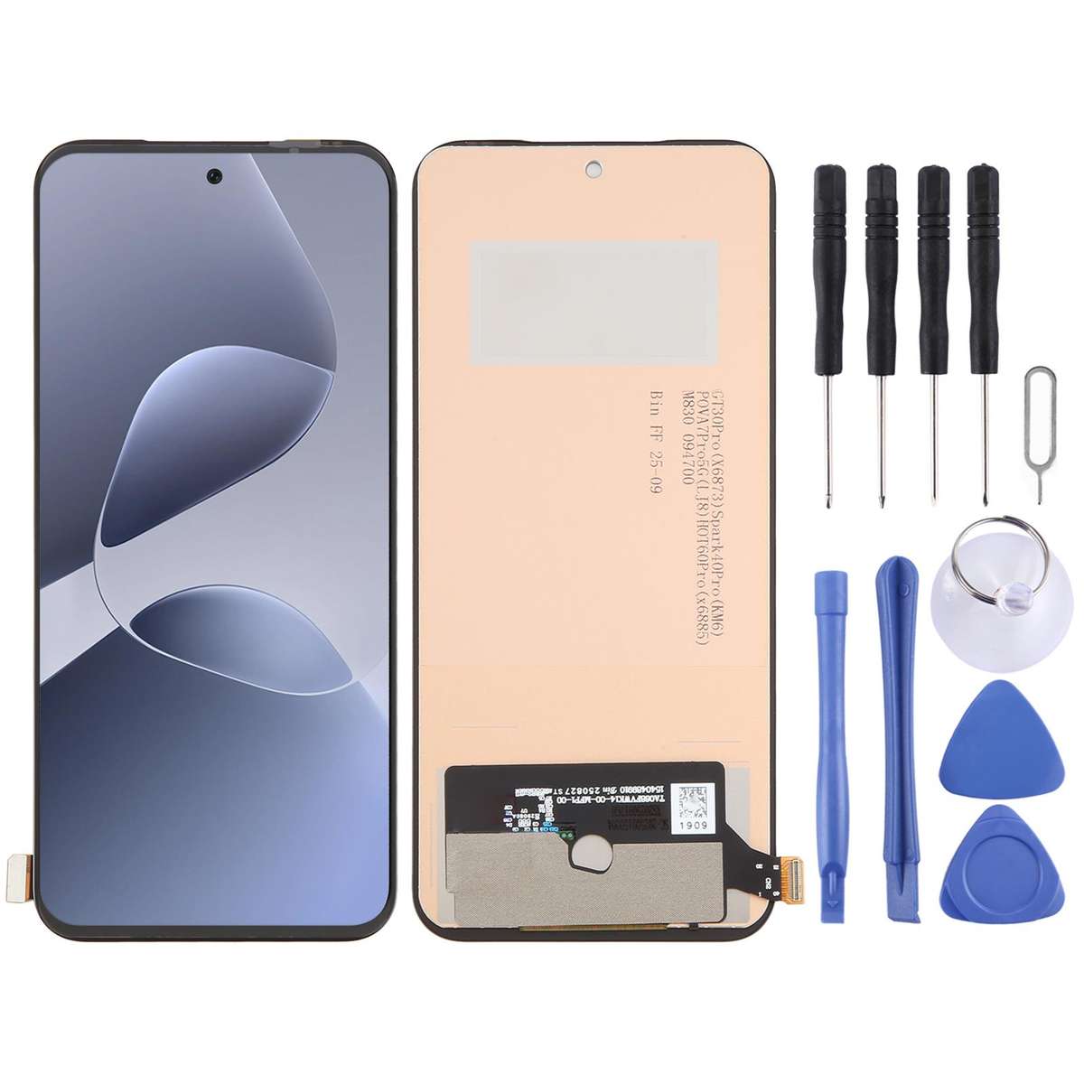 For Infinix Hot 60 Pro 4G X6885 OEM LCD Screen with Digitizer Full Assembly