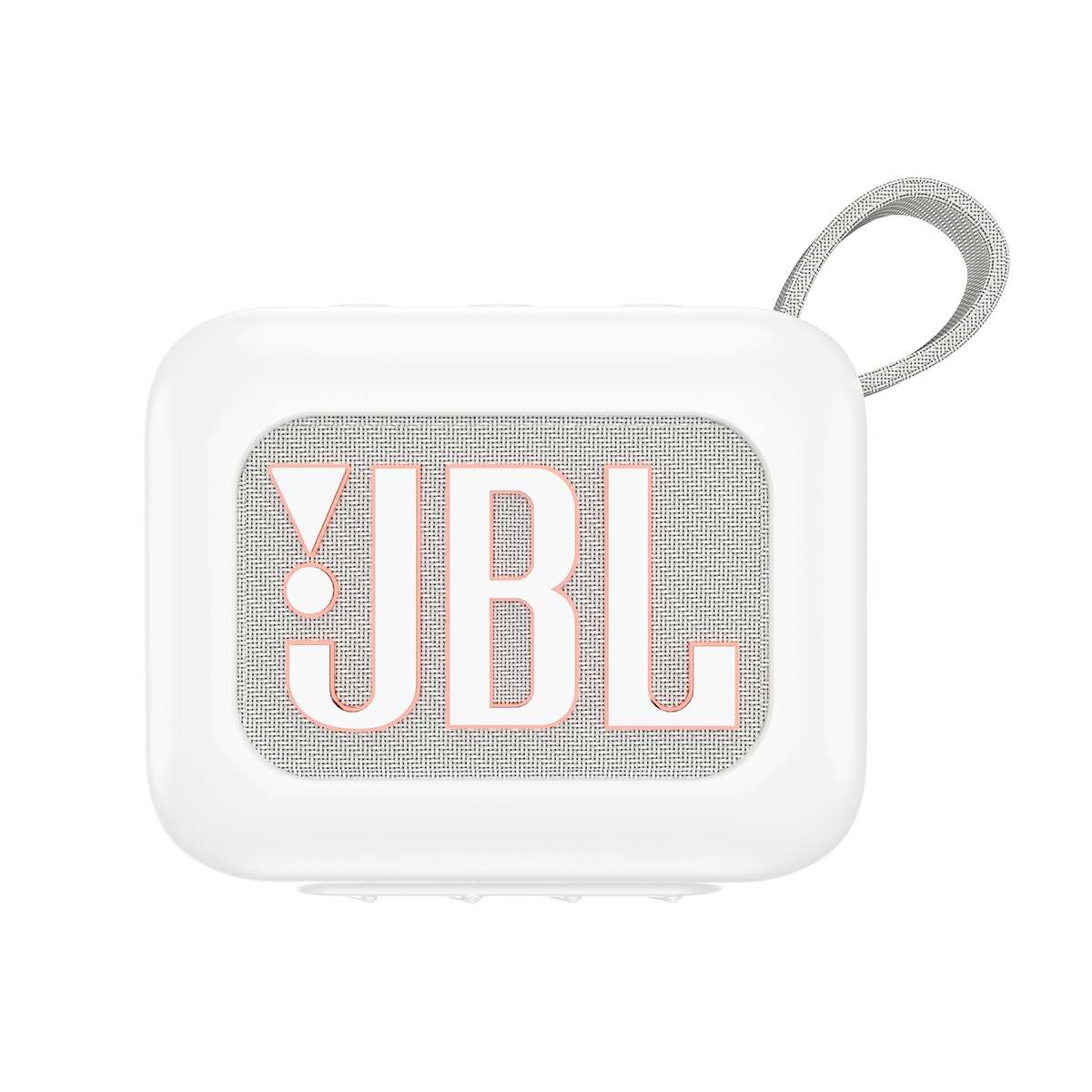 For JBL Go 4 Wireless Bluetooth Speaker Silicone Protective Case(Black)
