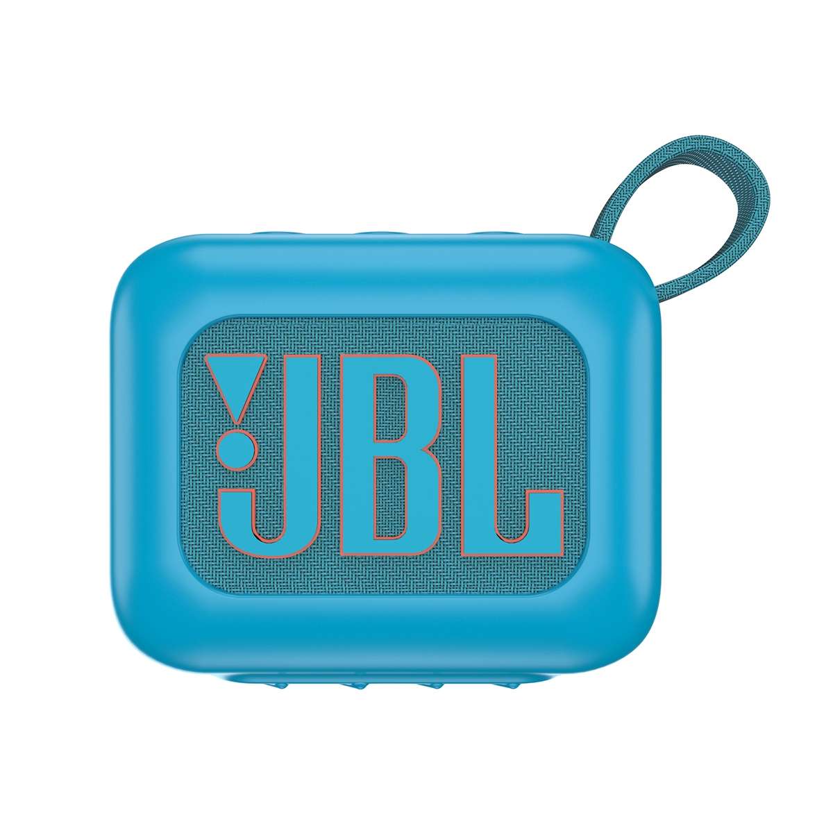 For JBL Go 4 Wireless Bluetooth Speaker Silicone Protective Case(Black)