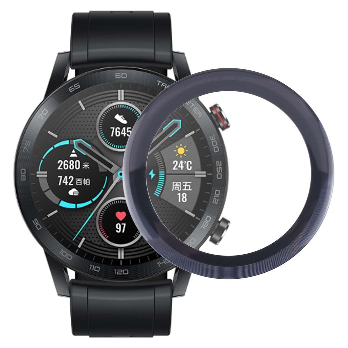 For Honor Magic Watch 2 42mm Original Front Screen Outer Glass Lens