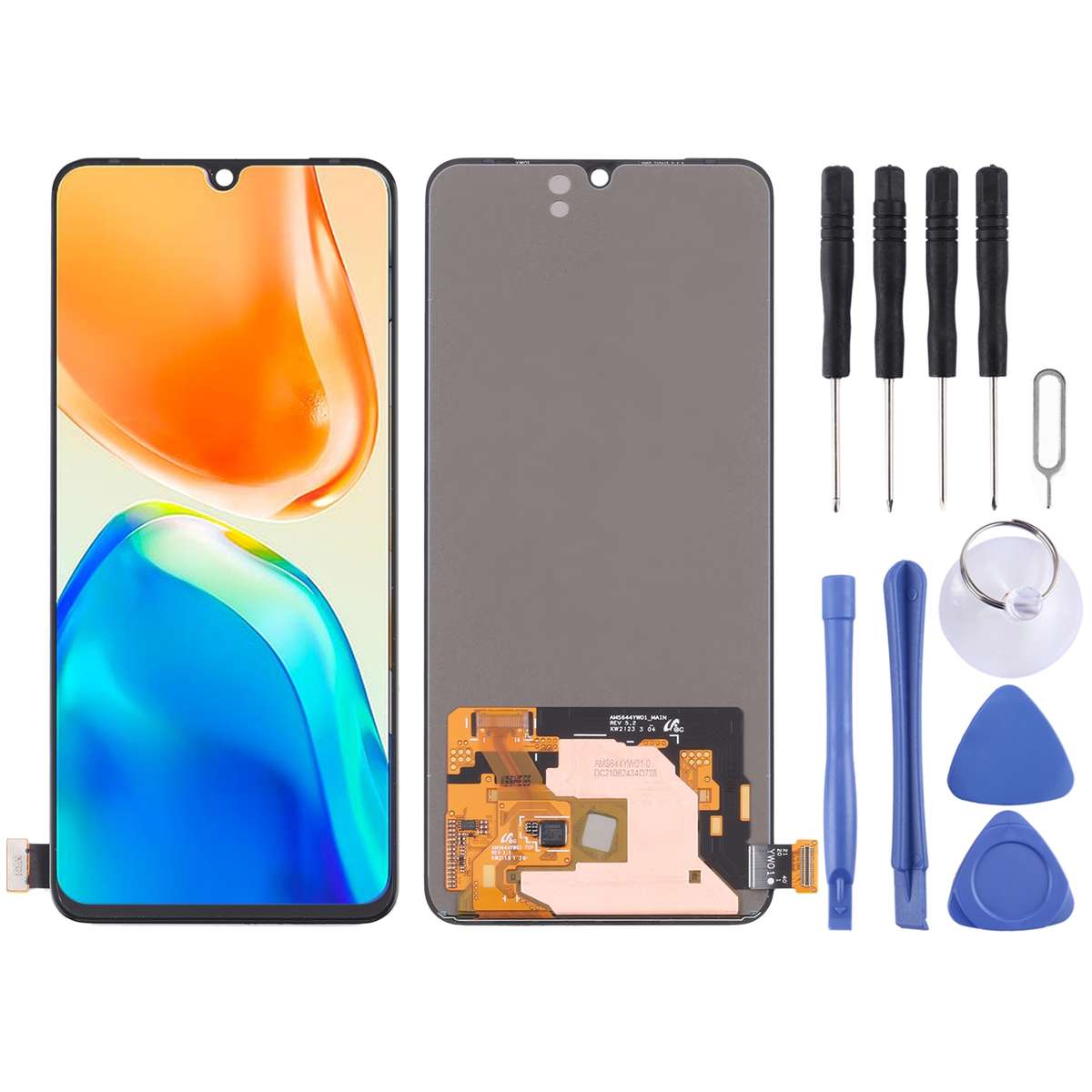 For vivo V25e 4G V2201 Original AMOLED LCD Screen with Digitizer Full Assembly