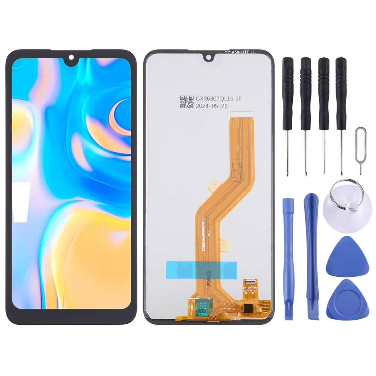 For itel A04 OEM LCD Screen with Digitizer Full Assembly