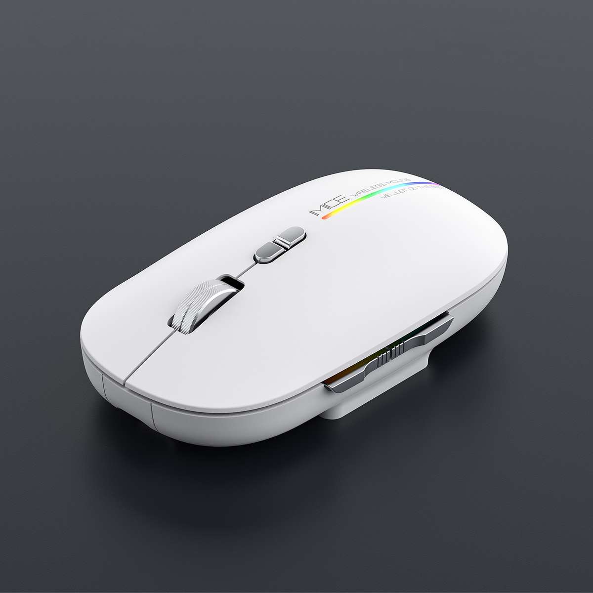 iMICE G901 Bluetooth Dual Mode 7-Button Silent Wireless Gaming Mouse(Black)