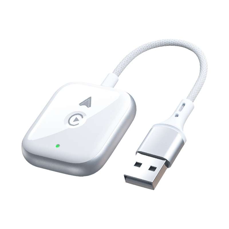 2 in 1 Apple CarPlay / Android Auto Wired to Wireless Car CarPlay Box Adapter(Black)