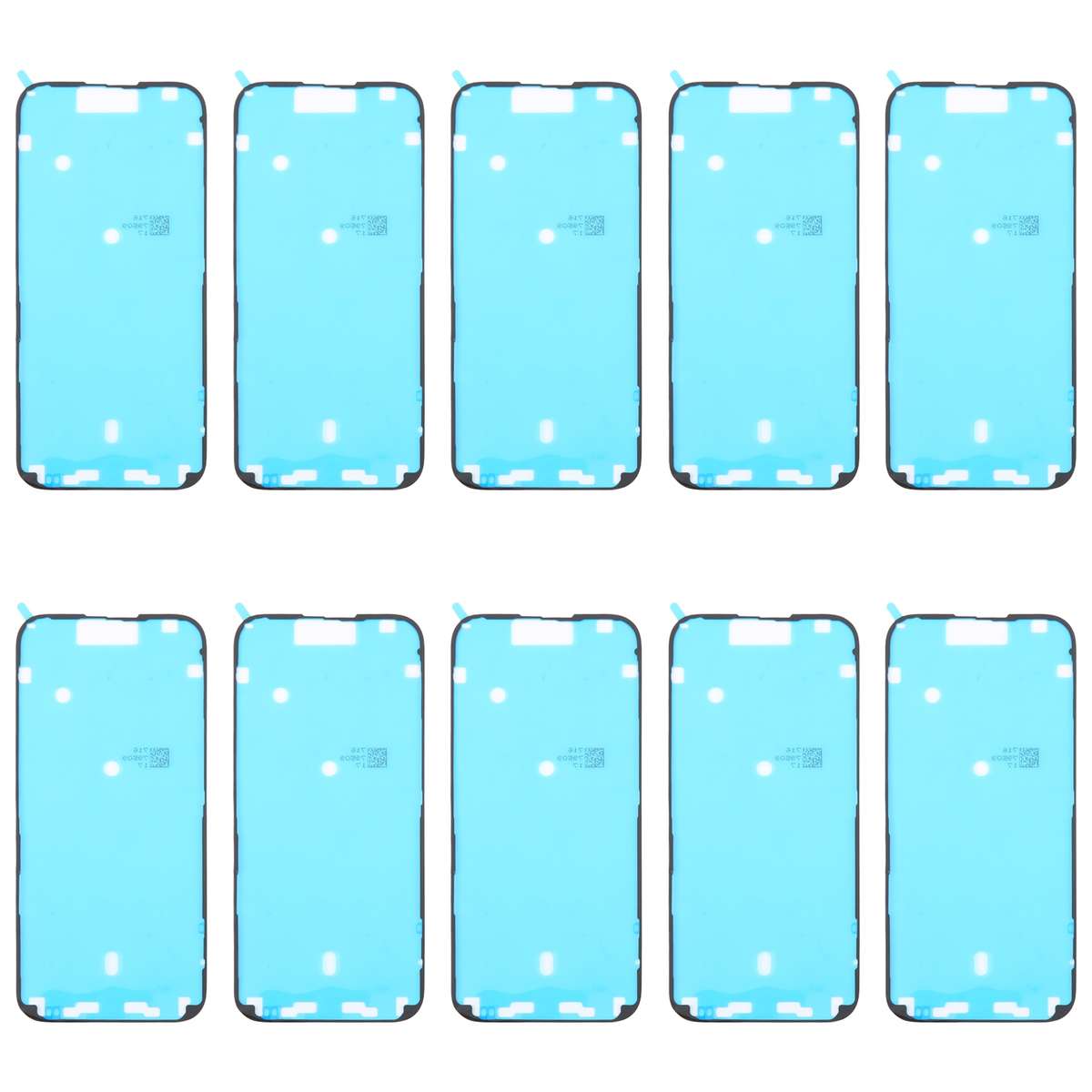 For iPhone 16 Pro Max 10pcs LCD Frame Bezel Waterproof Adhesive Stickers