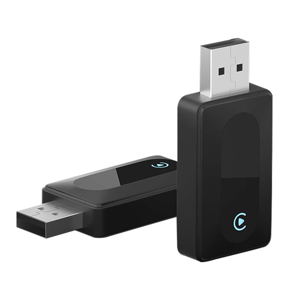 2 in 1 CarPlay and Android Auto Car Connectivity Box Wireless Auto Smart Adapter(Black)