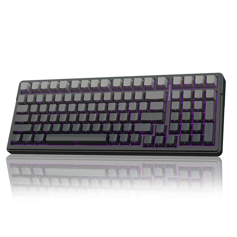 AULA F99 Pro 99 Keys Wired/2.4G/Bluetooth Three Model Customized RGB Mechanical Keyboard(Gradient Gr