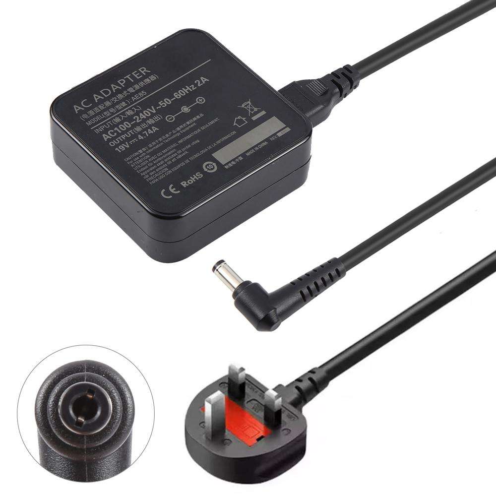 90W 19V 4.74A Laptop Notebook Power Adapter For Asus 5.5 x 2.5mm, Plug:UK Plug