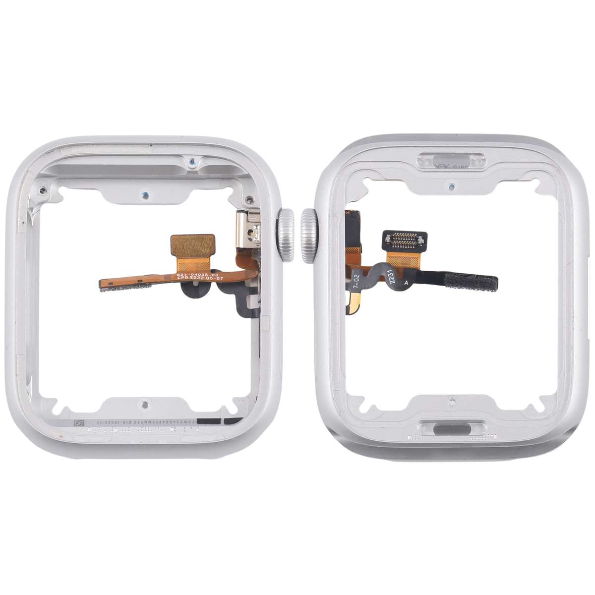 For Apple Watch Series 8 / 9 41MM LTE Aluminium Alloy Middle Frame Bezel Plate with Crown Spin Axis