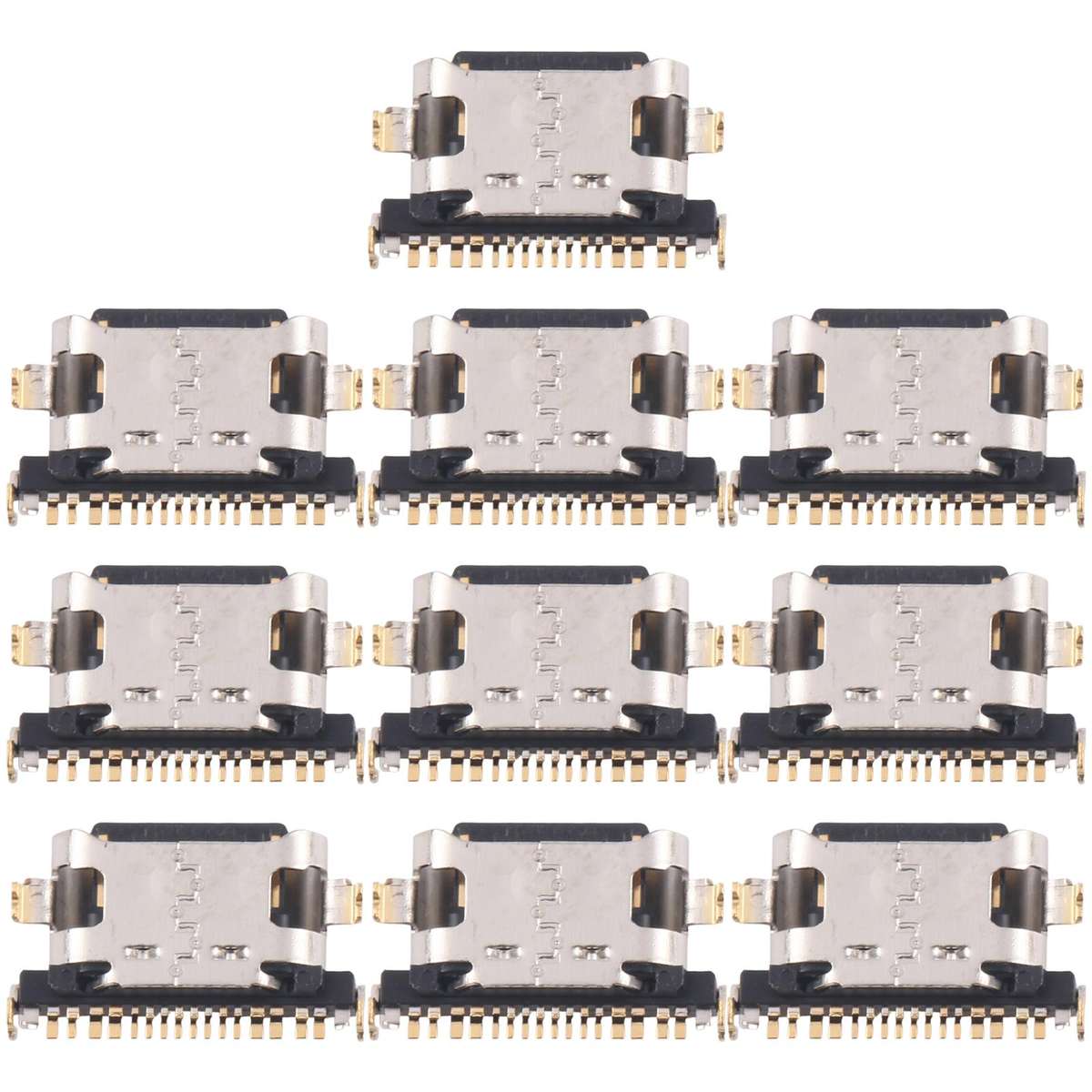 For vivo S17 Pro V2284A 10pcs Original Charging Port Connector