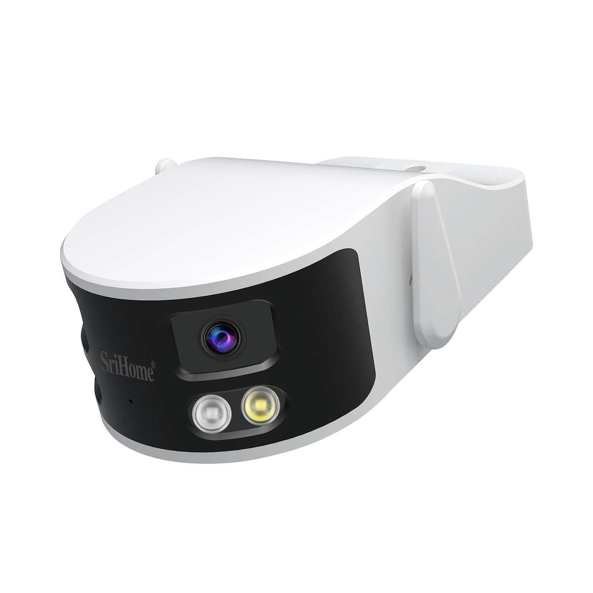 SriHome SH070 4MP Binocular Stitching Ultra-wide Angle Waterproof Camera Supports Full-color Night V