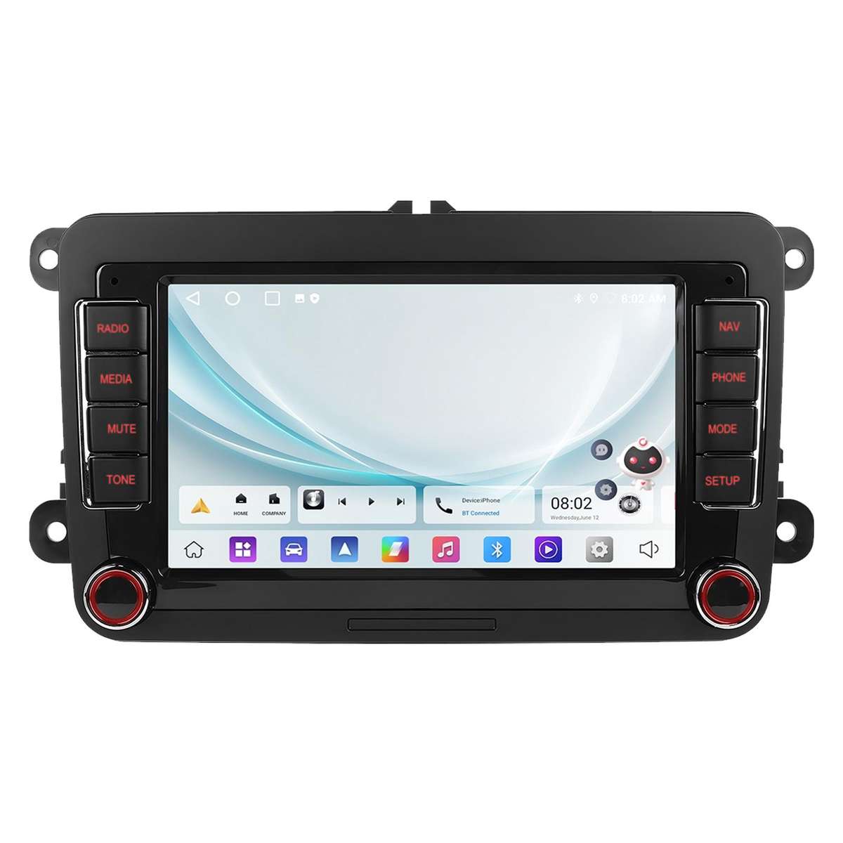 For Volkswagen Android 15 7 inch Horizontal Screen Car Player Car Central Control Navigation, Specif