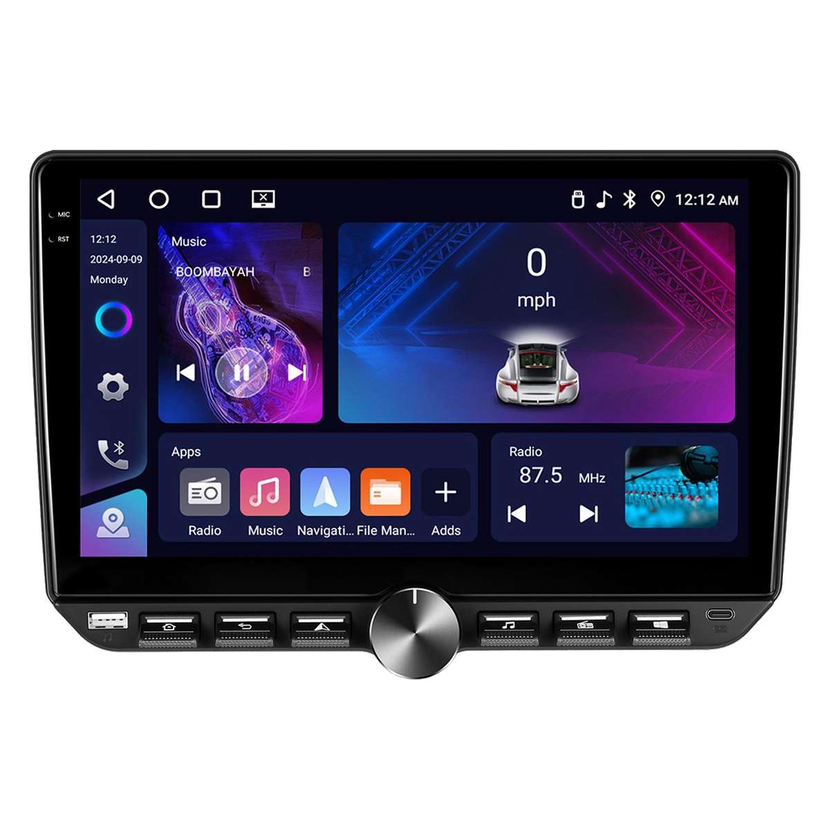 10 inch Screen Android 15 Car Navigation Audio Video Integrated Machine, Specification:Standard