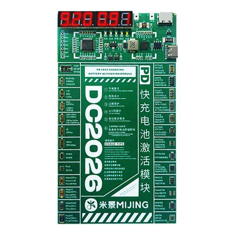 Mijing DC2026 PD Fast Charging Battery Activation Module for iPhone 6S-16 Pro Max & Most Android ...