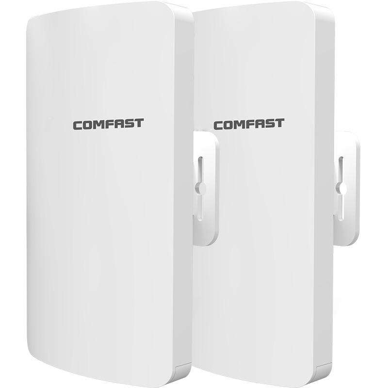 COMFAST CF-E113A V2 5.8GHz 300Mbps 11dBi Monitoring Bridge WiFi Repeater Set, Plug:AU Plug(White)