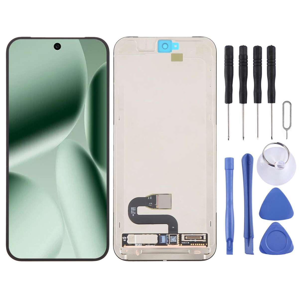 For Google Pixel 10 Pro XL Original LCD Screen Digitizer Full Assembly with Frame, Supporting Finger