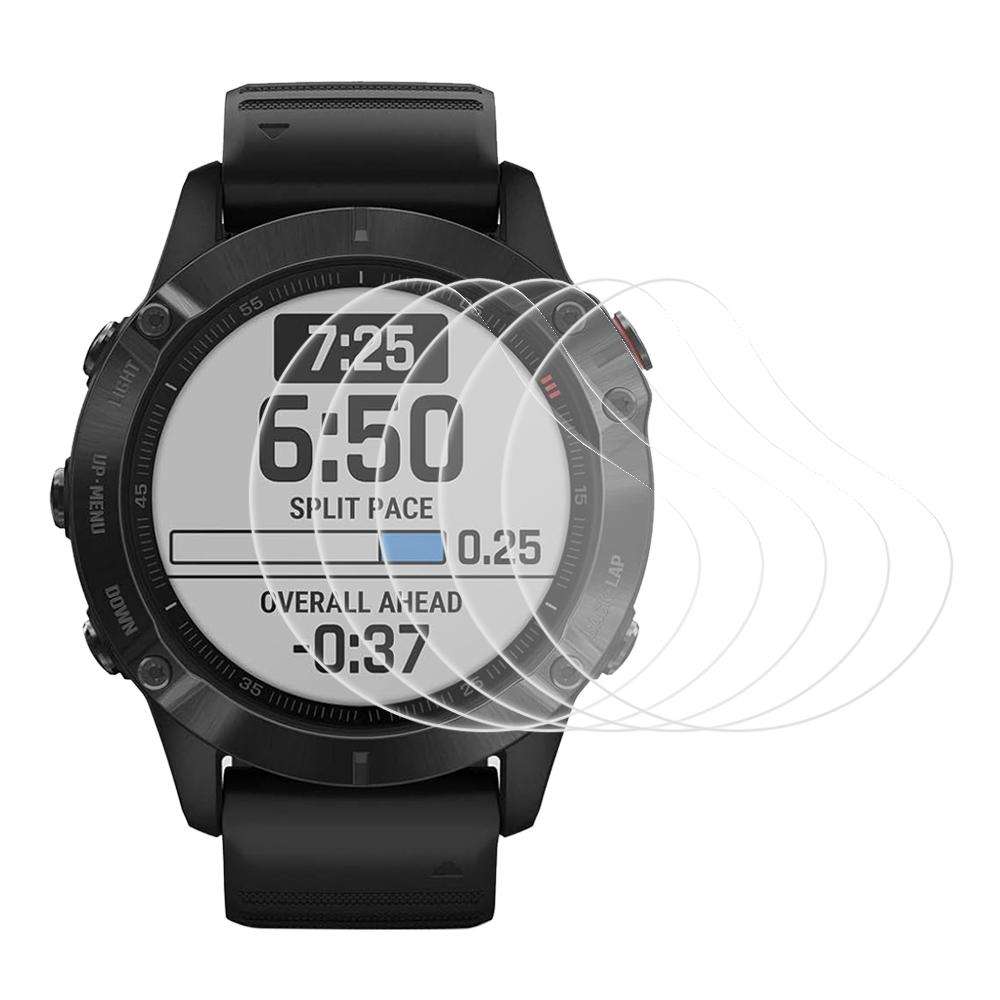 For Garmin Fenix 6 Pro 5pcs xDfind Soft Hydrogel Film Full Cover Watch Front Protector