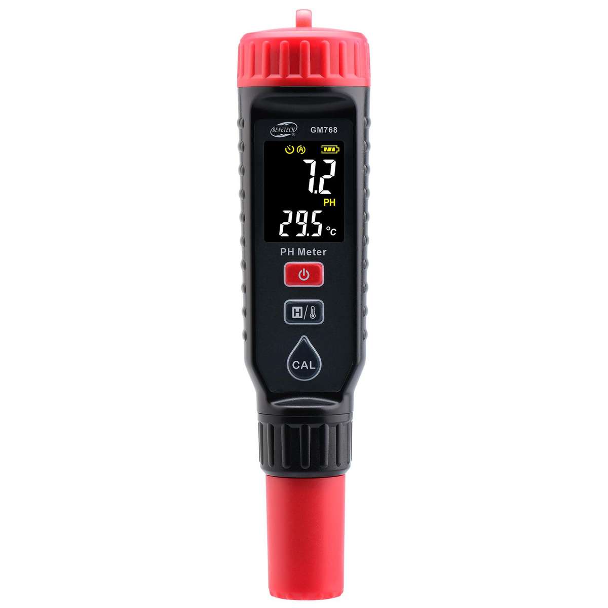 BENETECH GM768 Color Screen High Precision Pen-Type PH Meter Tester