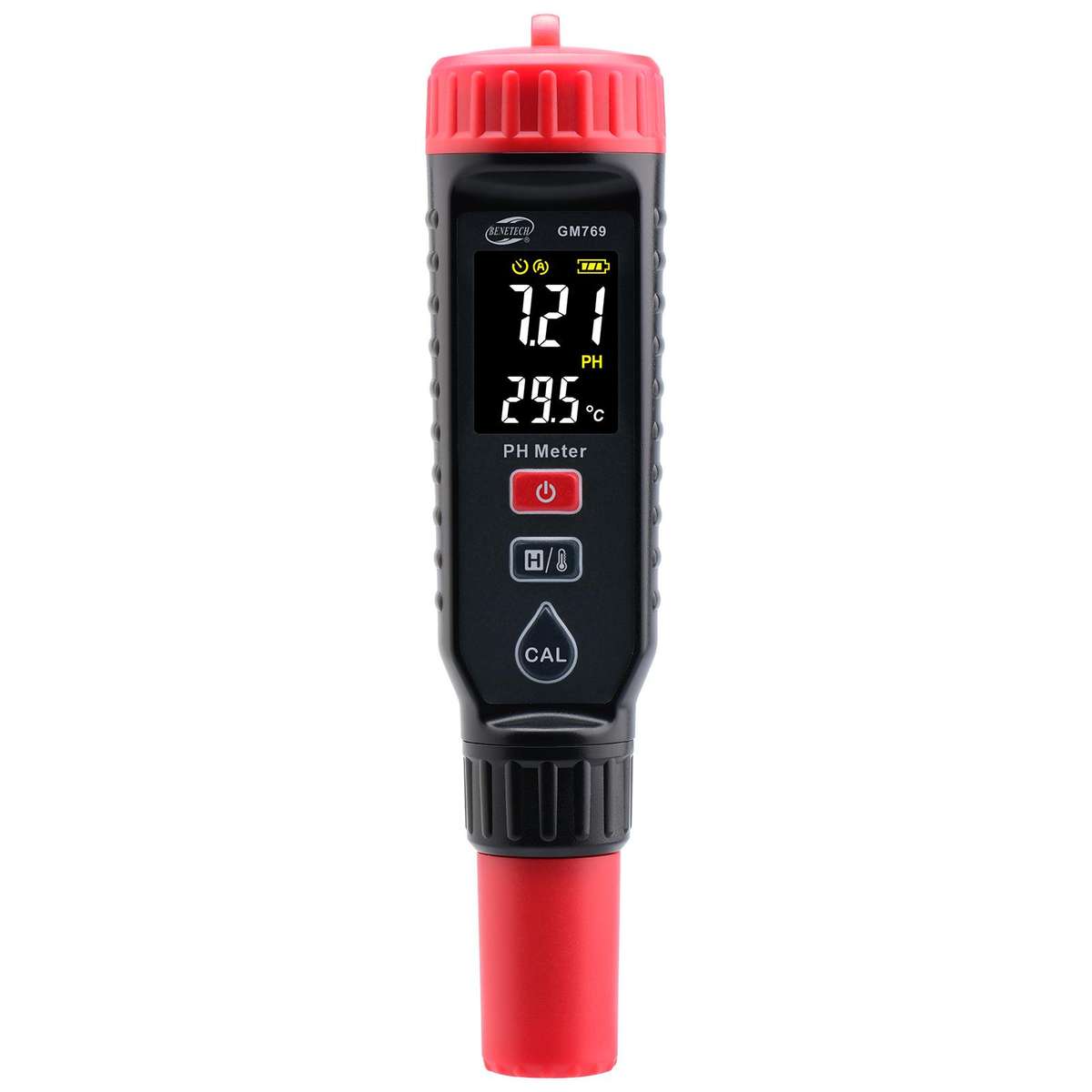 BENETECH GM769 Color Screen High Precision Pen-Type PH Meter Tester