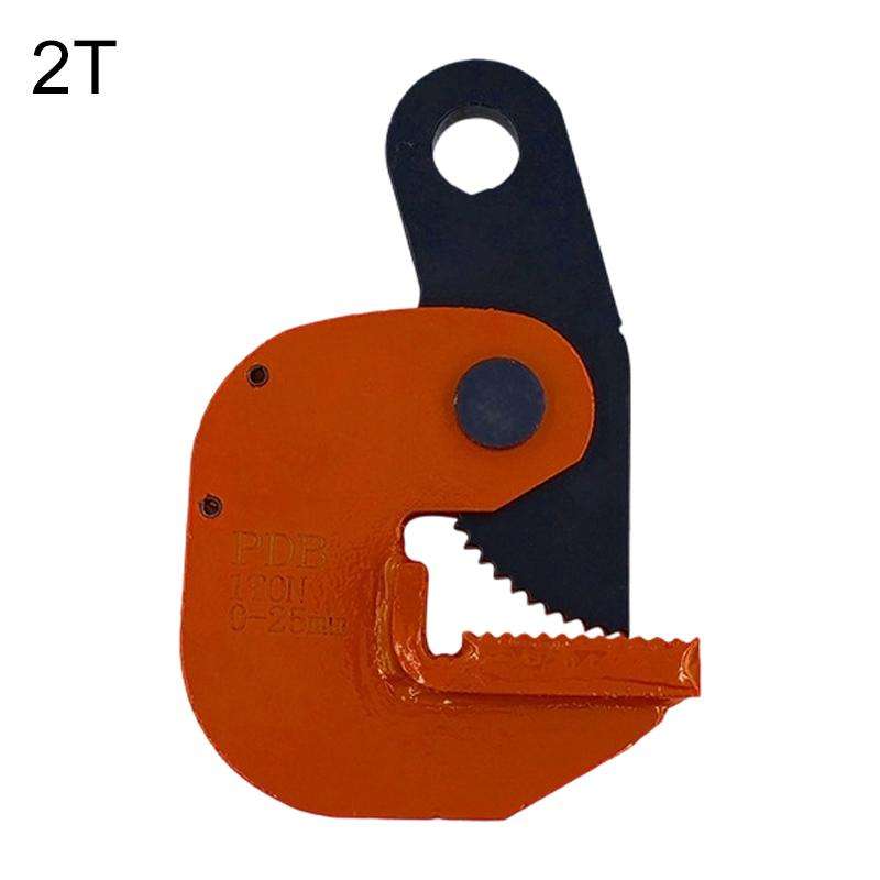Steel Plate Hanging Clamp Heavy Duty Steel Clip Grip, Specification:PDB Flat Lifting Clamp 2T
