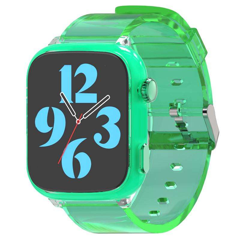 FA100 1.83-inch Screen 4G Network GPS Tracking Kids Smart Watch with Flashing Light(Black)