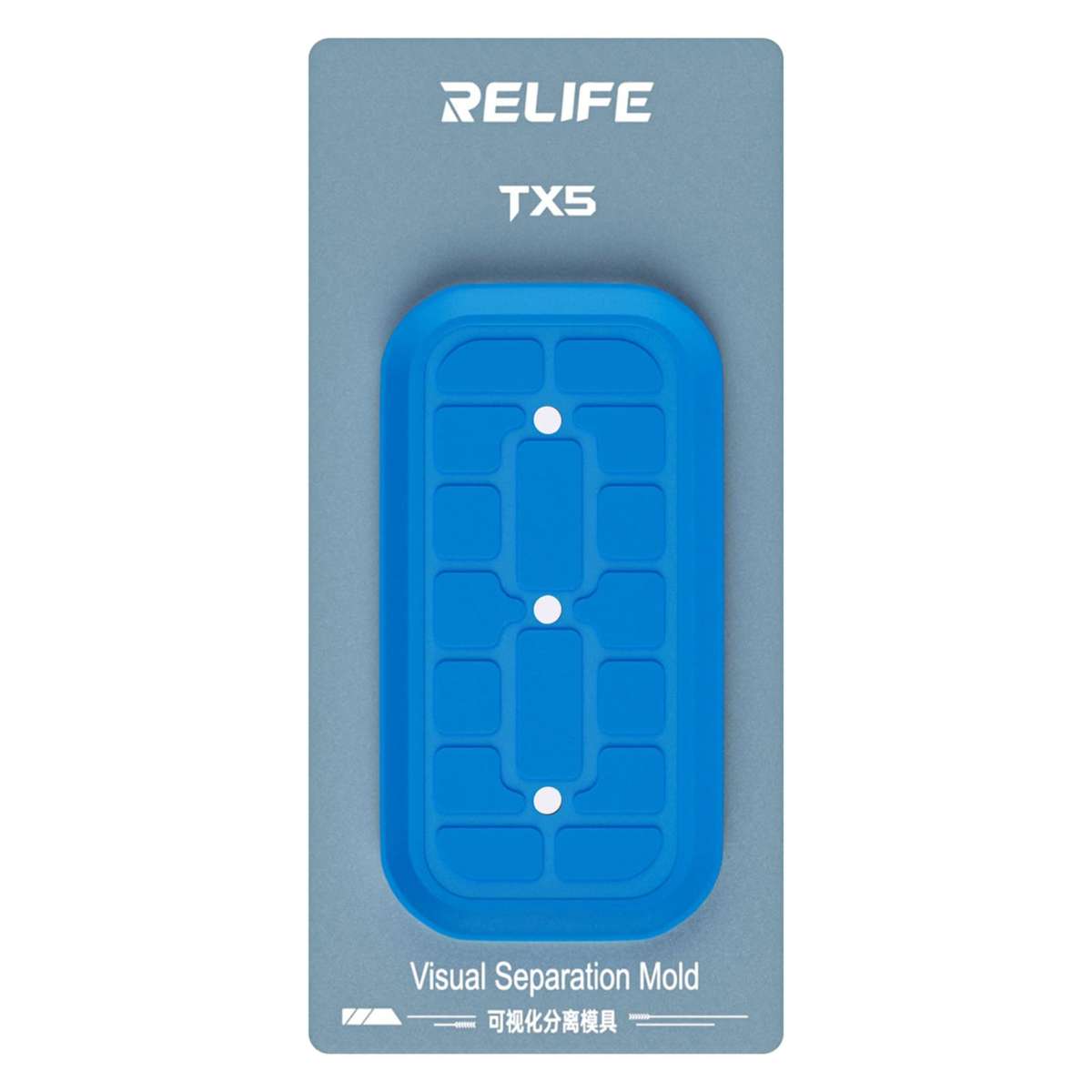 Relife TX5 Visual Separation Mold For iPhone 12-17 Pro Max and Android Phones