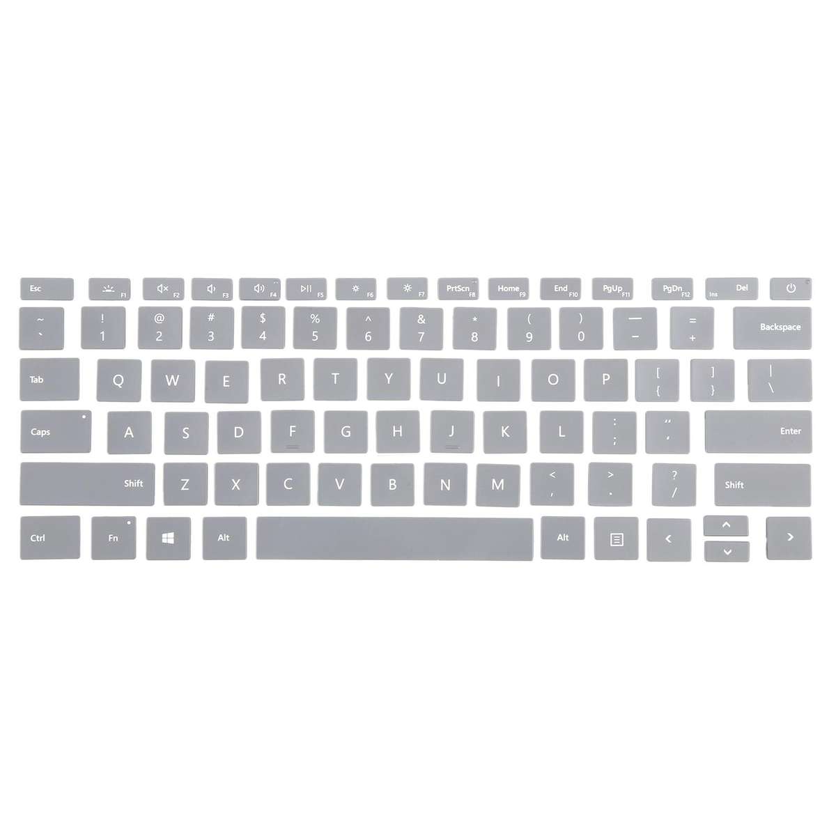 For Microsoft Surface Laptop 3 / 4 US English Version Keycaps(Silver)
