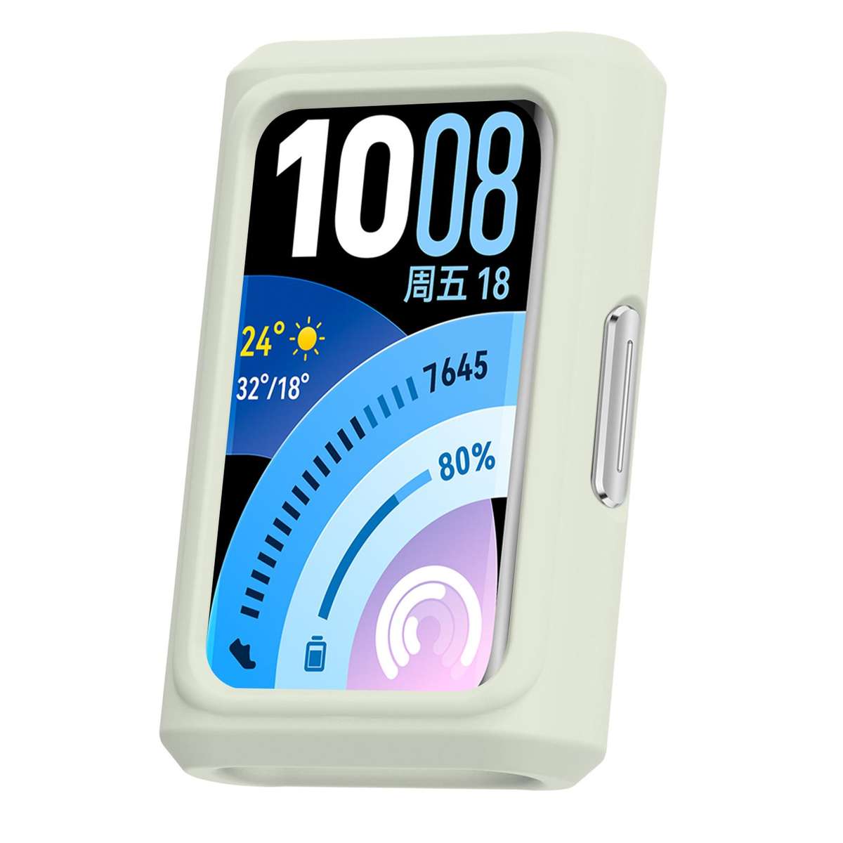 For Huawei Band 11 Pro xDfind Silicone Smart Watch Protective Case(Black)