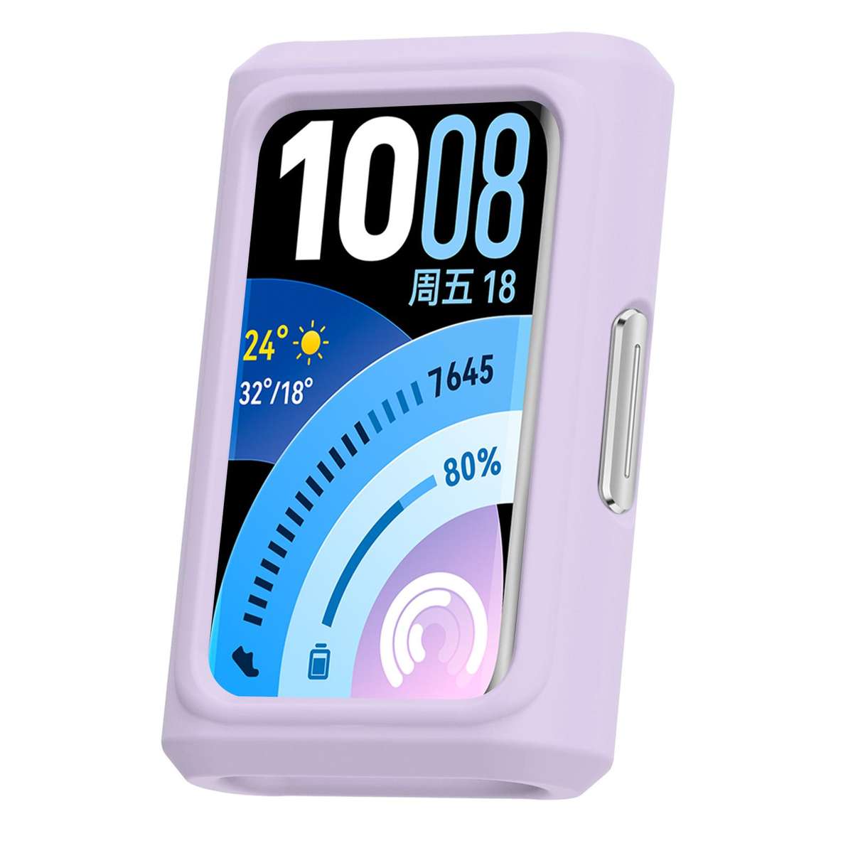 For Huawei Band 11 Pro xDfind Silicone Smart Watch Protective Case(Black)