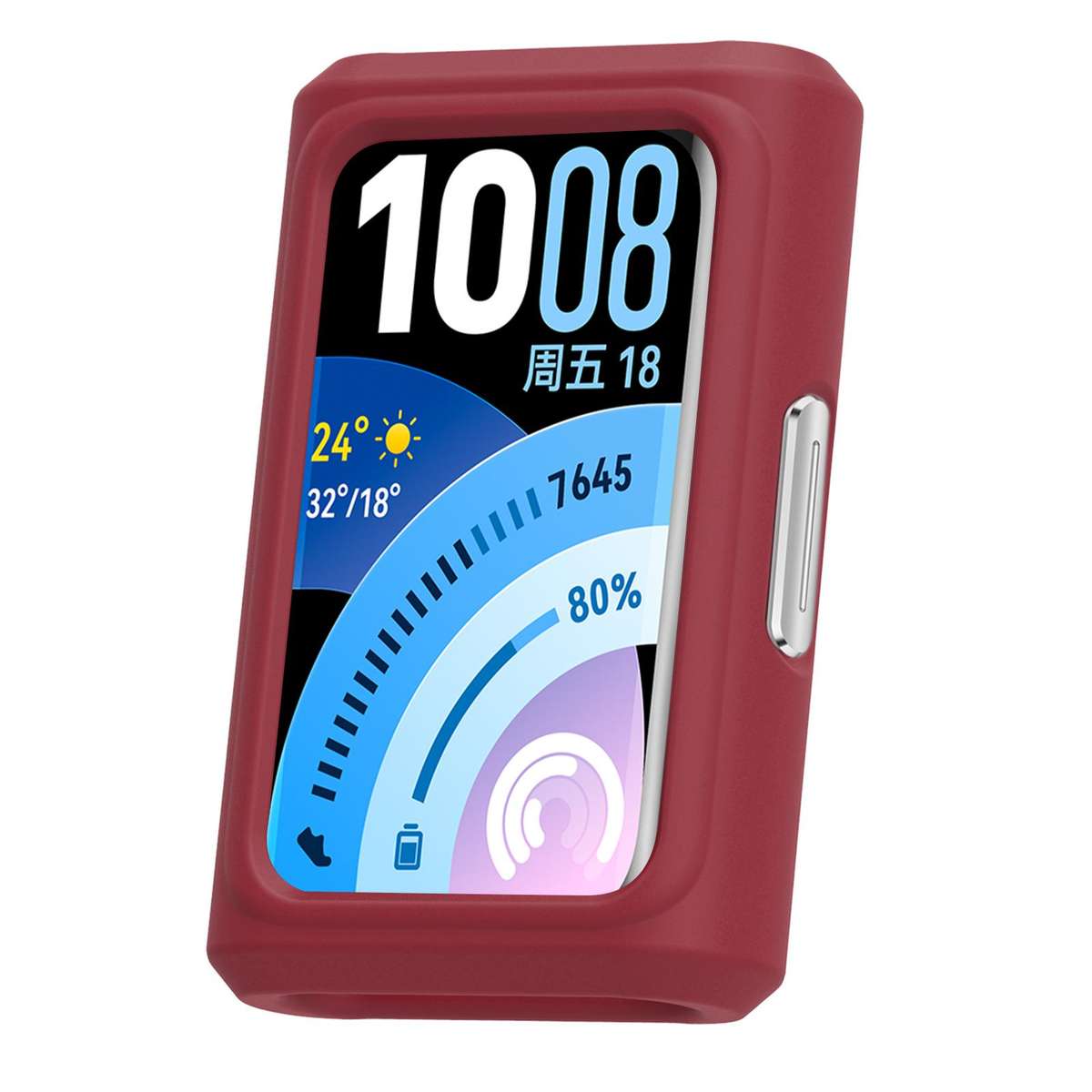 For Huawei Band 11 Pro xDfind Silicone Smart Watch Protective Case(Black)