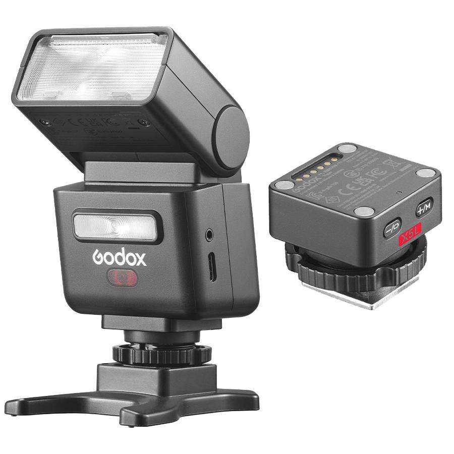 Godox iT32 iFlash Camera Flash & X5 TTL Wireless Flash Trigger For Leica(Black)
