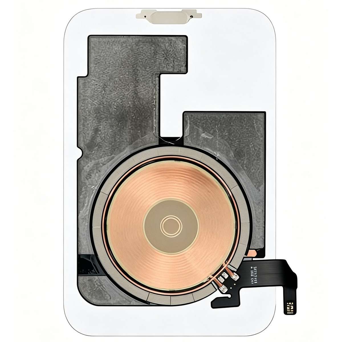 For iPhone 17 Pro Max Original NFC Wireless Charging Module with Flashlight Flex Cable