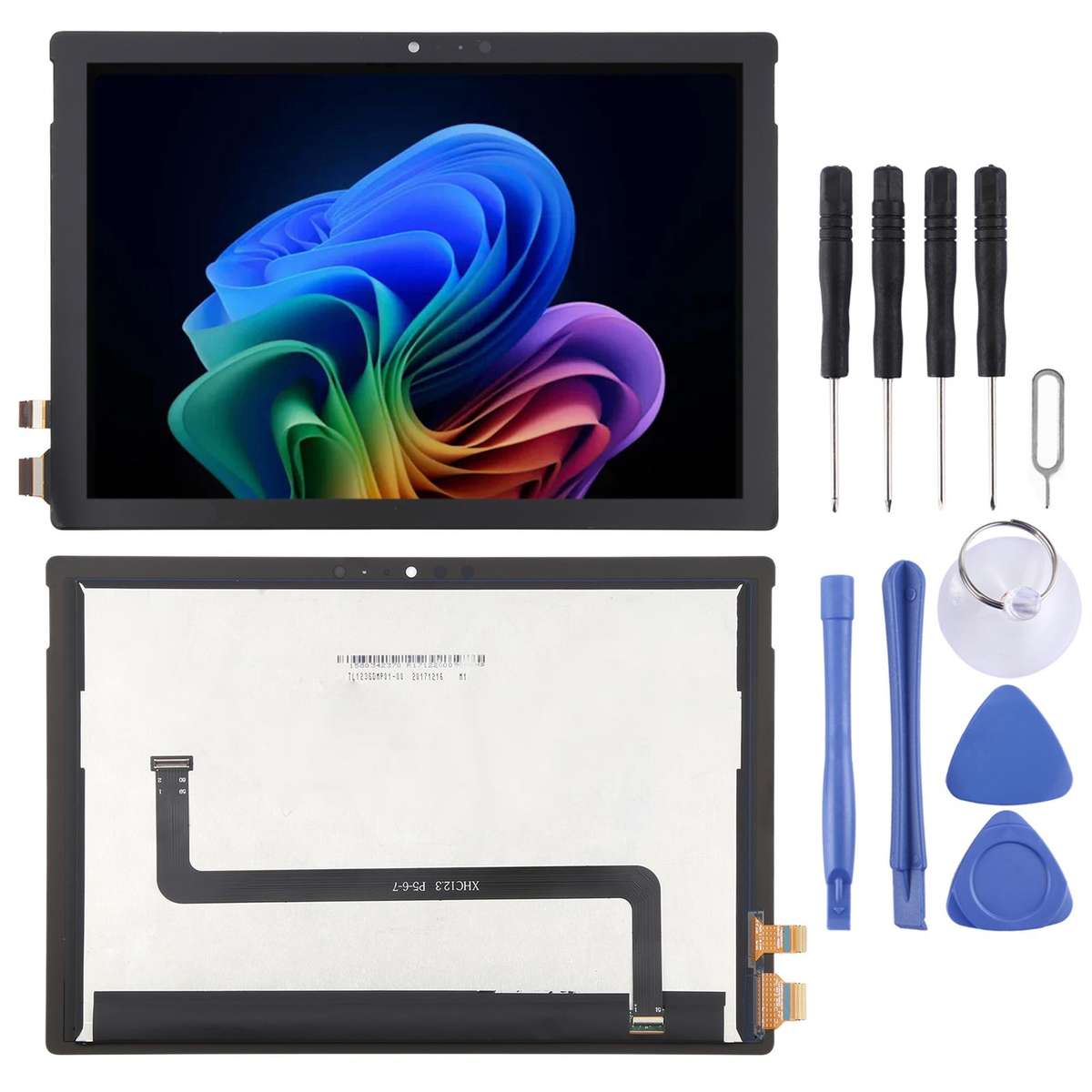 For Microsoft Surface Pro 5 1796 OEM LCD Screen Digitizer Full Assembly with LCD Flex Cable