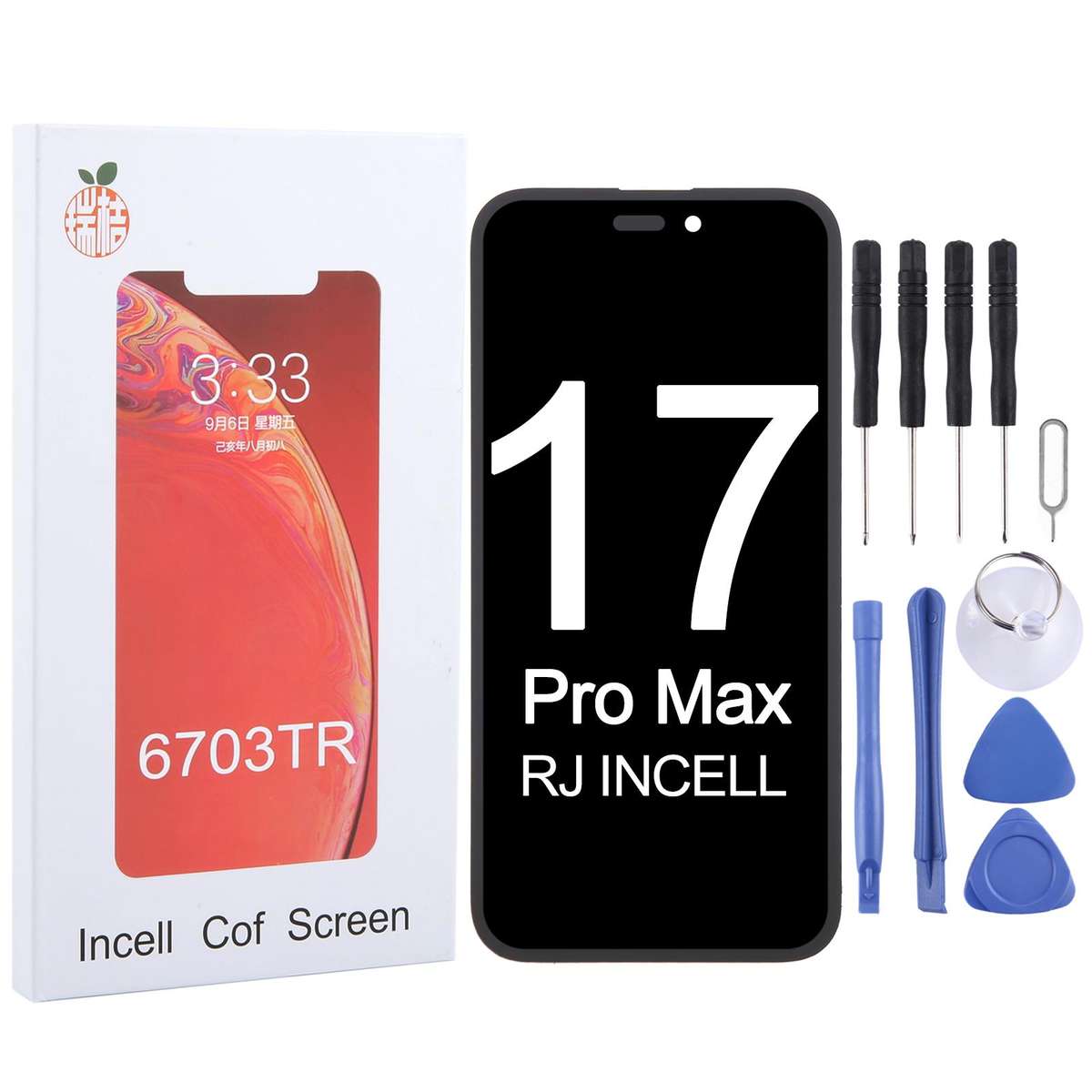 RJ Incell Cof Screen For iPhone 17 Pro Max