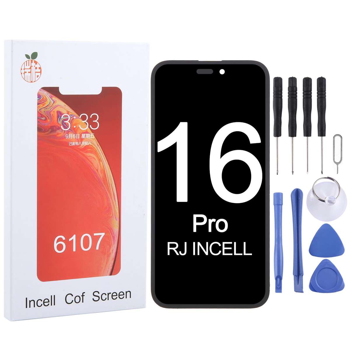 RJ Incell Cof Screen For iPhone 16 Pro